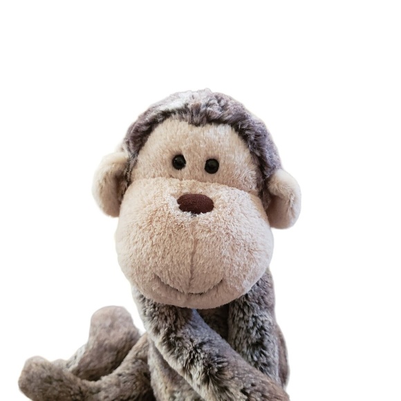 Jellycat London Brown Monkey Plush Stuffed Animal Very Soft 15” - Picture 2 of 8